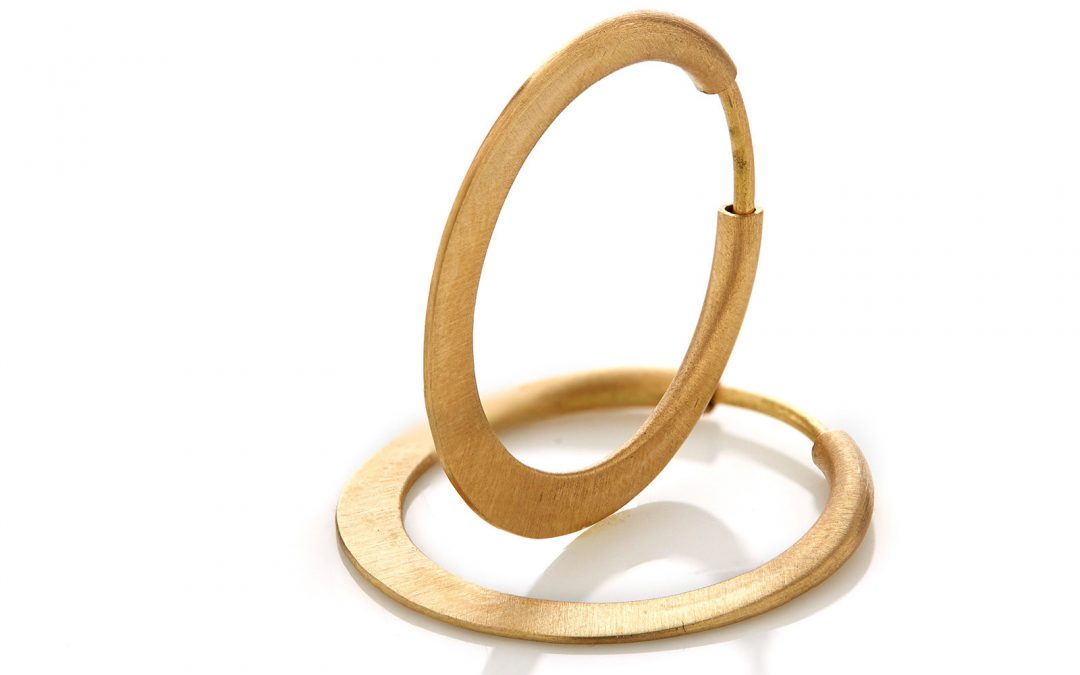 Golden Hoops Earrings