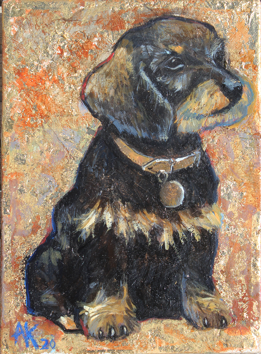 Portrait of dog